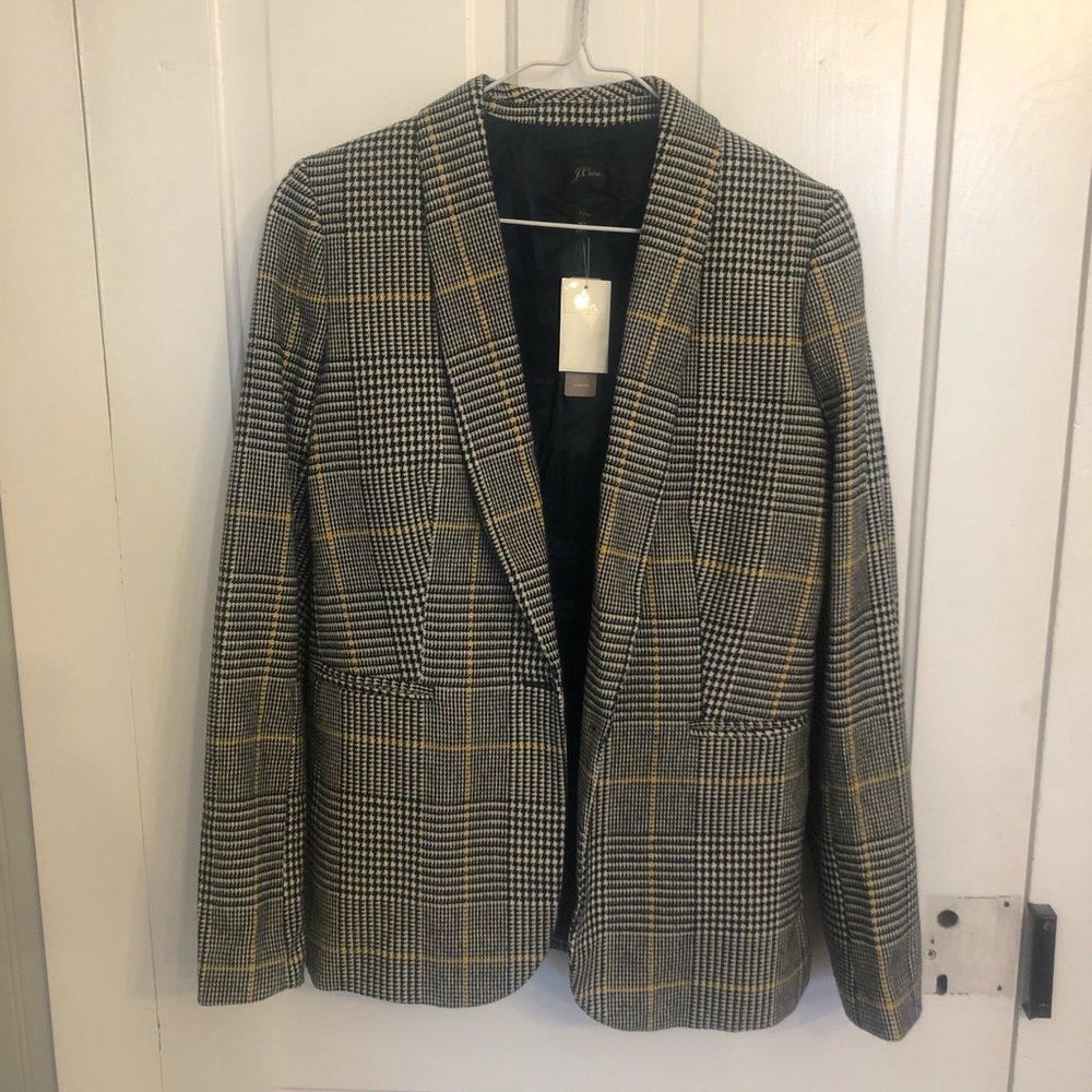 Plaid J. Crew Parker blazer. BNWT!!!